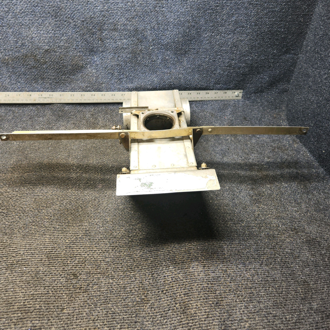 Used aircraft parts for sale, 0550197-1 Cessna 172E Carburetor Airbox Assembly w/ Bracket