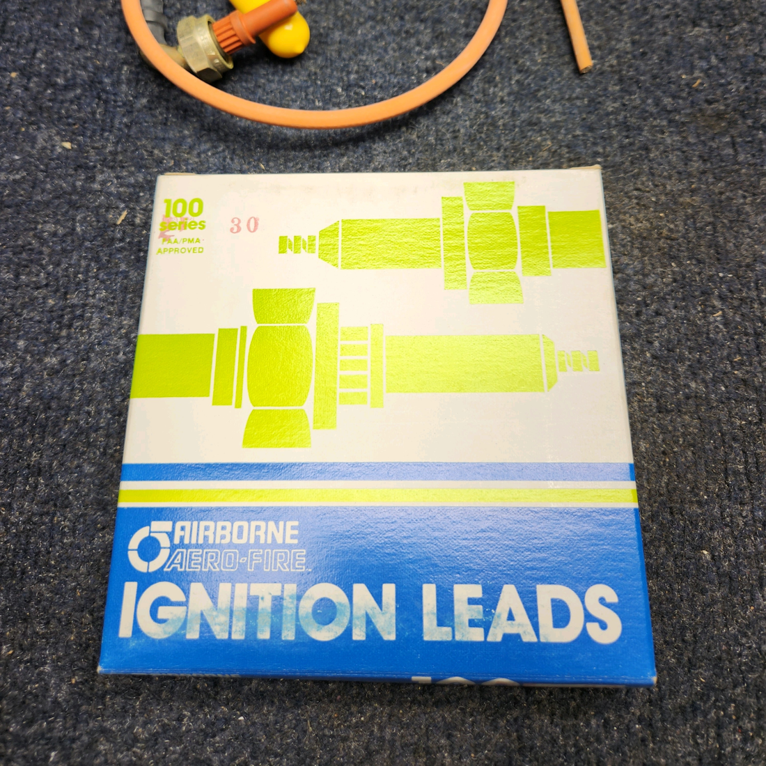 Used aircraft parts for sale, 100-30 BEECHCRAFT F35 PARKER AIRBORNE IGNITION LEADS 100 SERIES