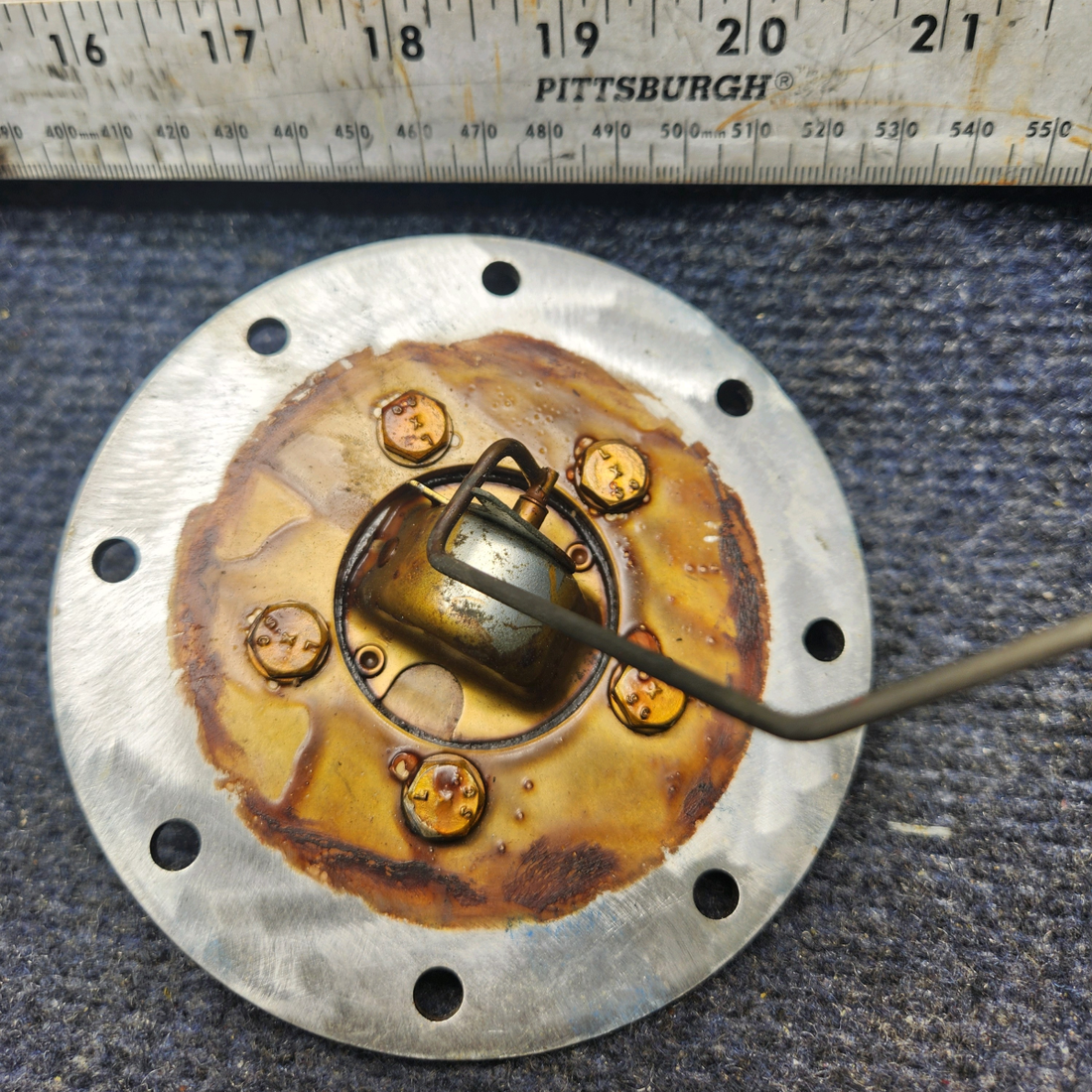 Used aircraft parts for sale, 169-380066-2 Beechcraft A24R Fuel Level Transmitter RH