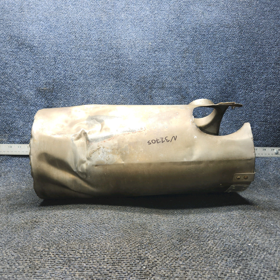 Used aircraft parts for sale, 0750161-40 Cessna 182G Shroud Assy Exhaust