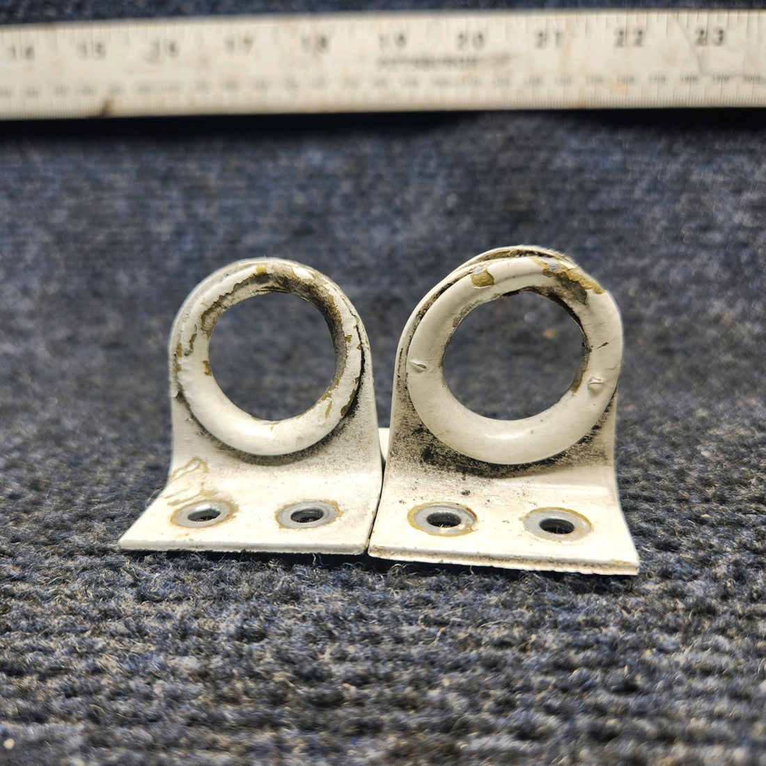 Used aircraft parts for sale, 35-115232 Beechcraft A24R Beech Wing Tie Down - SET OF TWO