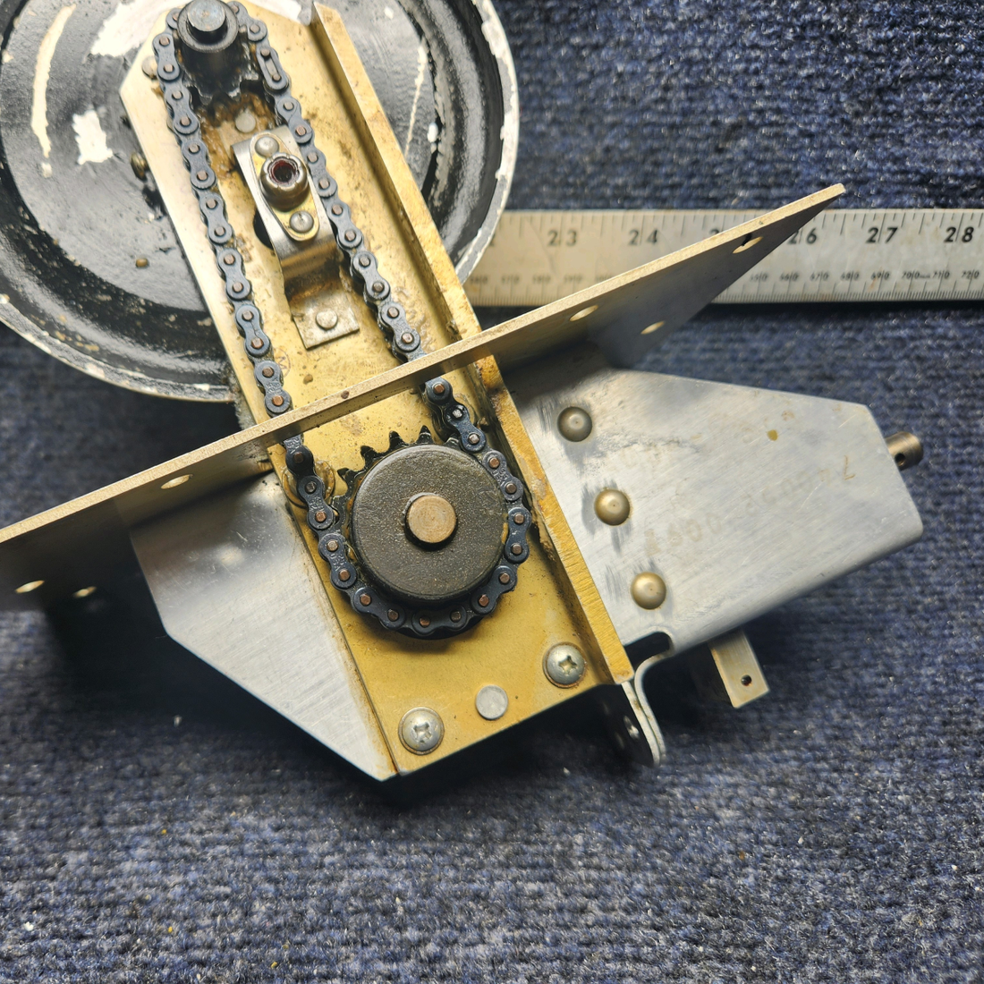 Used aircraft parts for sale, 740085-503 MOONEY M20J TRIM WHEEL ACTUATOR ASSEMBLY