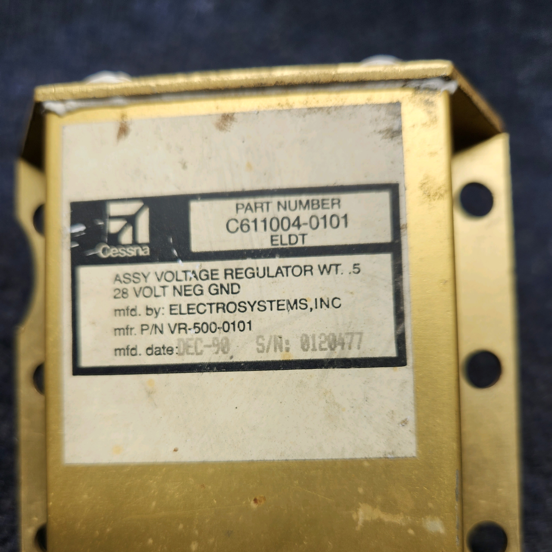 Used aircraft parts for sale, C611004-0101 Texas Several ALTERNATOR CONTROL UNIT ASSEMBLY