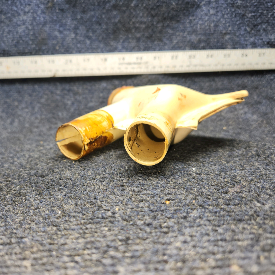 Used aircraft parts for sale, 169-554006-9 Beechcraft A24R Plenum Feed Duct