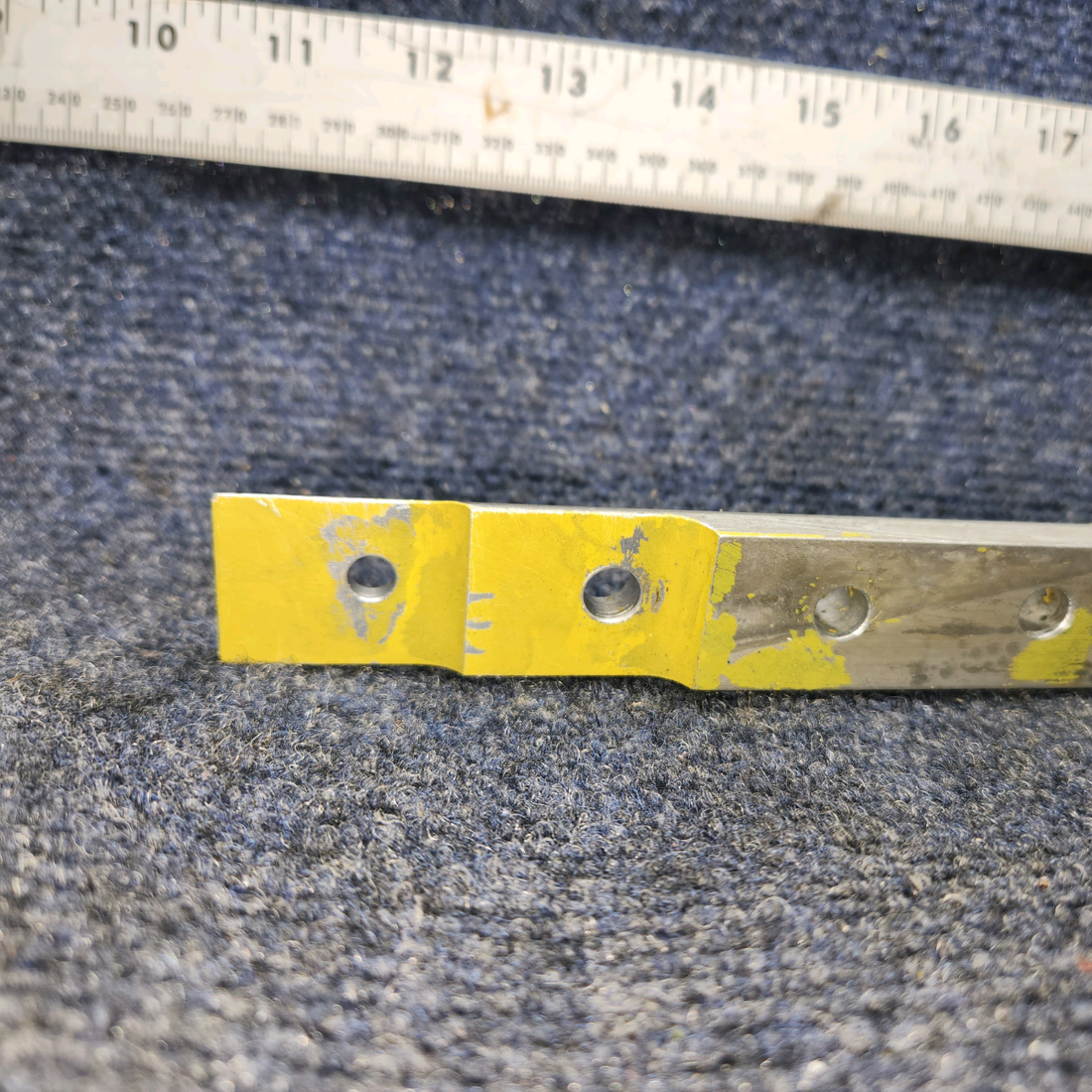 Used aircraft parts for sale, 169-110019 Beechcraft A24R Fitting Spar Cap Lower Splice FORWARD