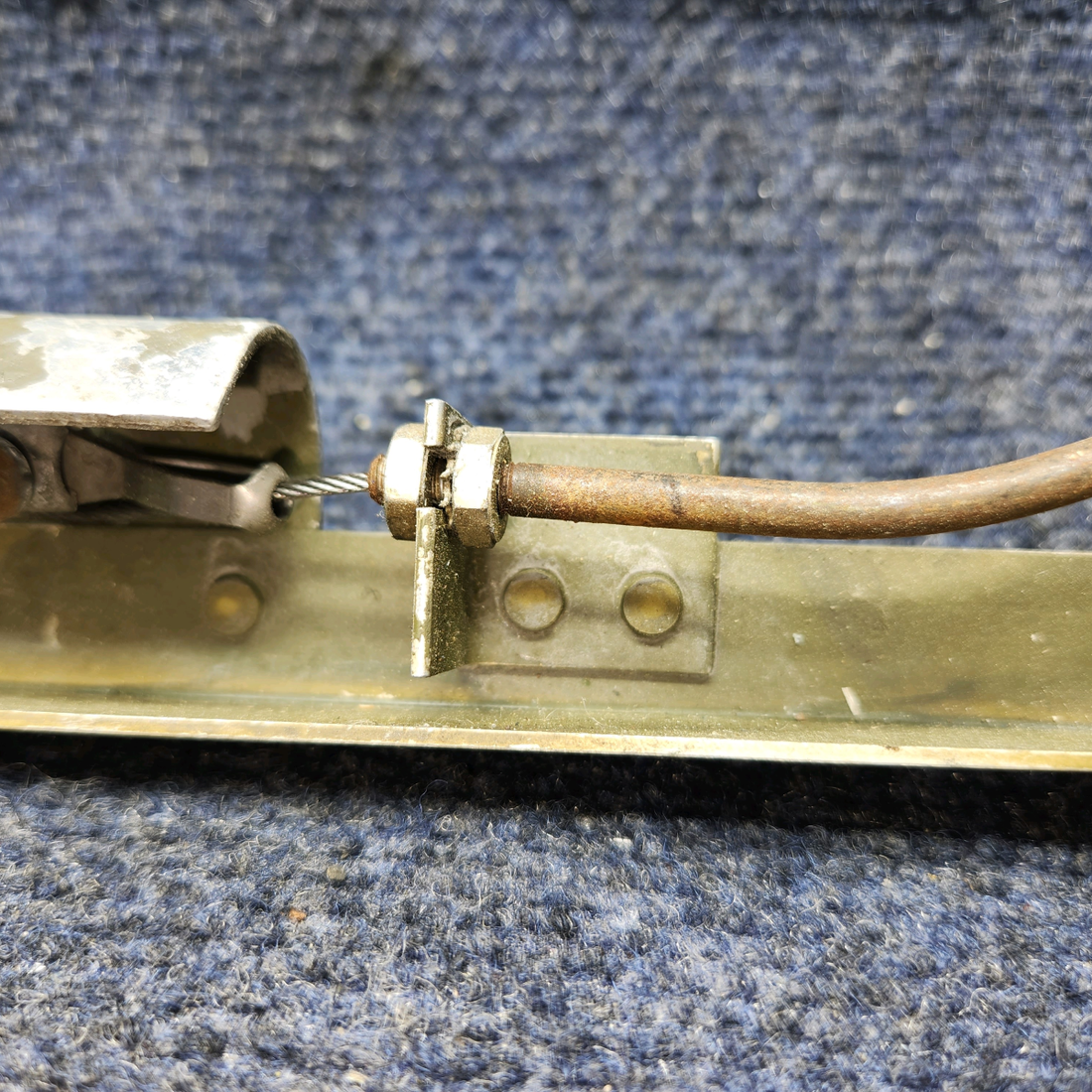 Used aircraft parts for sale, 0813150-75 Cessna 172RG Handle Assy Parking Brake