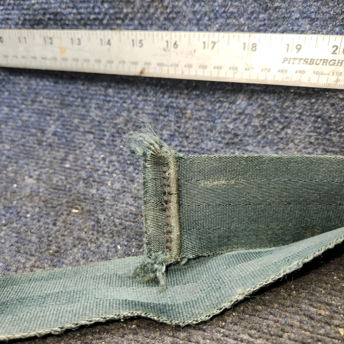 Used aircraft parts for sale, 449965-421-2264 AM-Safe 9600-22 Piper PA28-161 Seatbelt Assembly Missing Tag