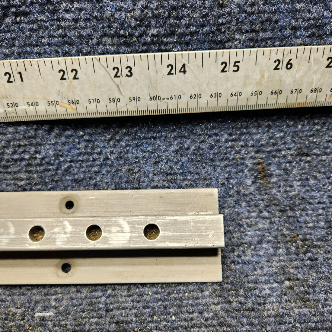 Used aircraft parts for sale, 002-430021-19 Beechcraft F33A BEECHCRAFT E-55 SEAT TRACK CENTER