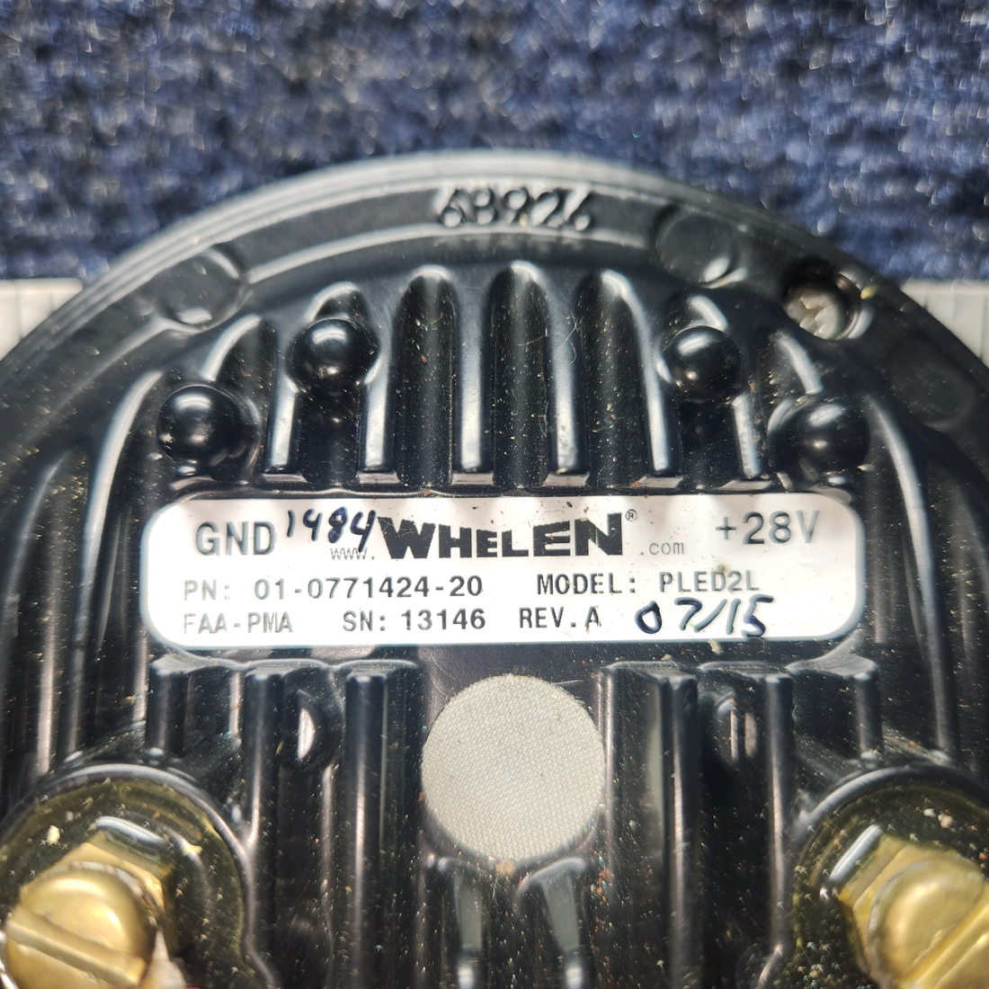 Used aircraft parts for sale, 01-0771424-20 WHELEN PLED2L BEECHCRAFT 95-55B Landing Light  - LED  28V