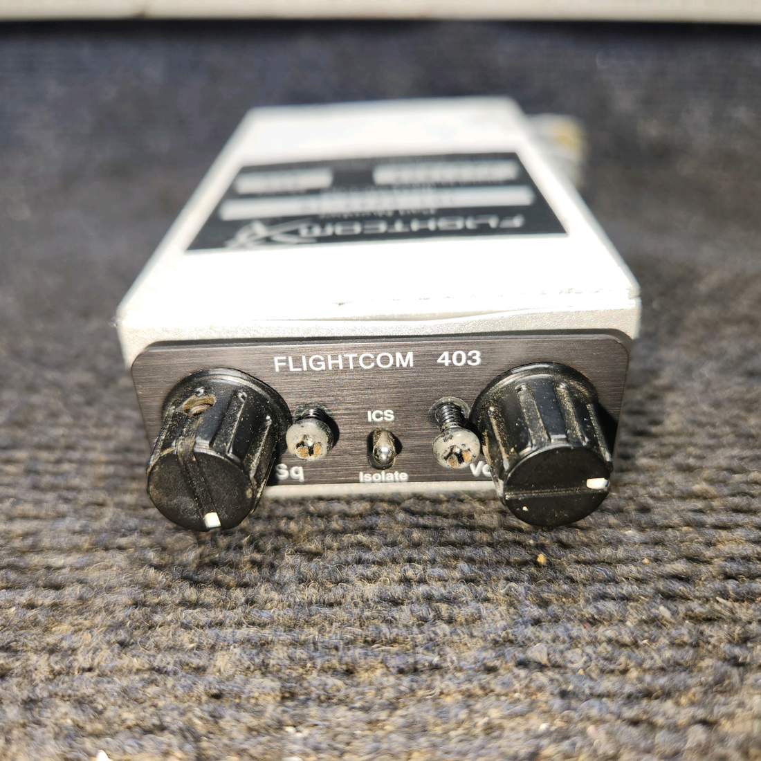 Used aircraft parts for sale, 101-0243-10 Flightcom cessna 150G 403 Intercom Assembly with Connector