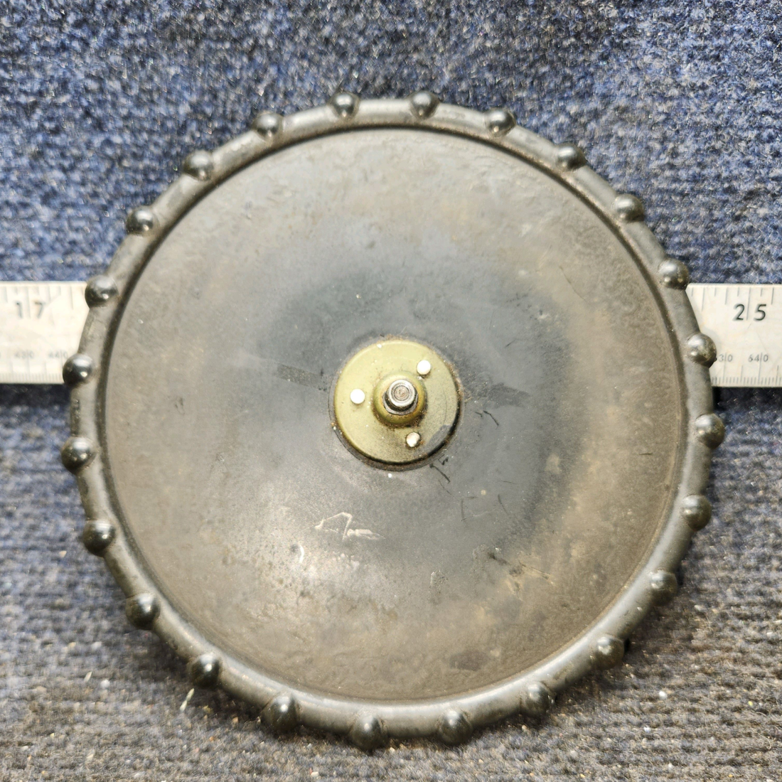 Used aircraft parts for sale, 0713656-1 Cessna 182G Elevator Trim Tab Control Wheel Assembly