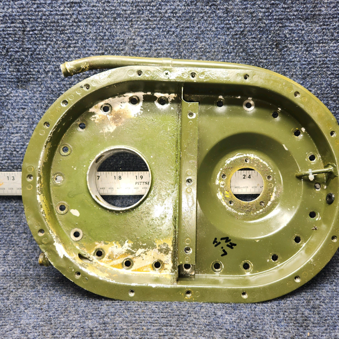 Used aircraft parts for sale, 23426-002 PIPER PA-24-250 Fuel Cell Access  Plate Assembly LH