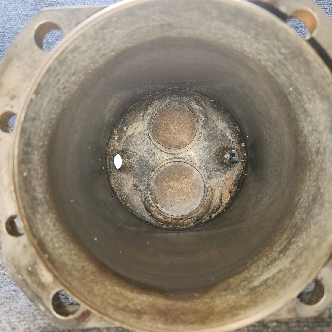 Used aircraft parts for sale, 05K21100 Lycoming O-320 PIPER PA28-140 Cylinder Piston & Ring Kit – Overhauled, Chrome