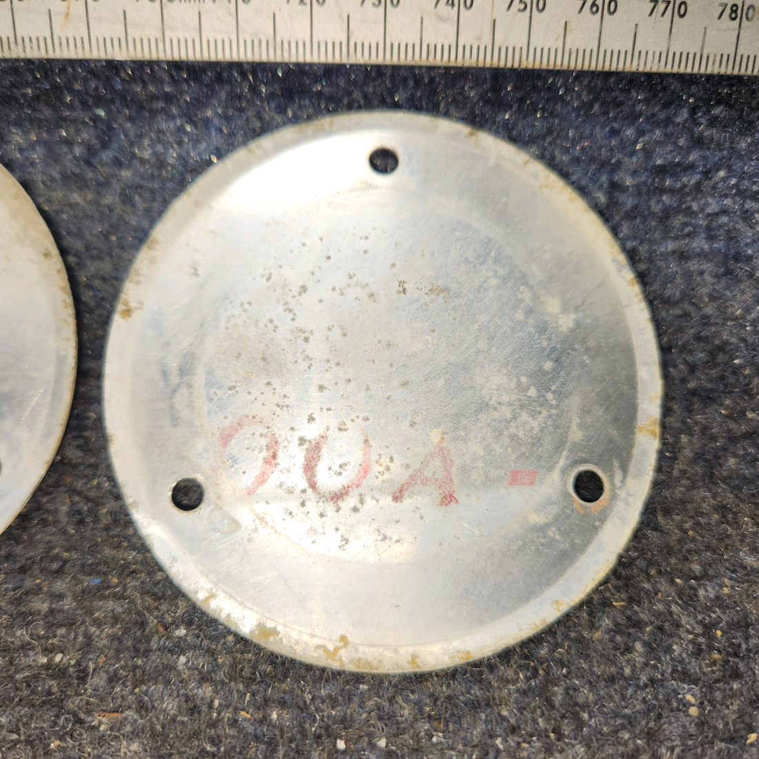 Used aircraft parts for sale, S225-3 Cessna 172F Flap Inspection Cover Plate - Set of 3