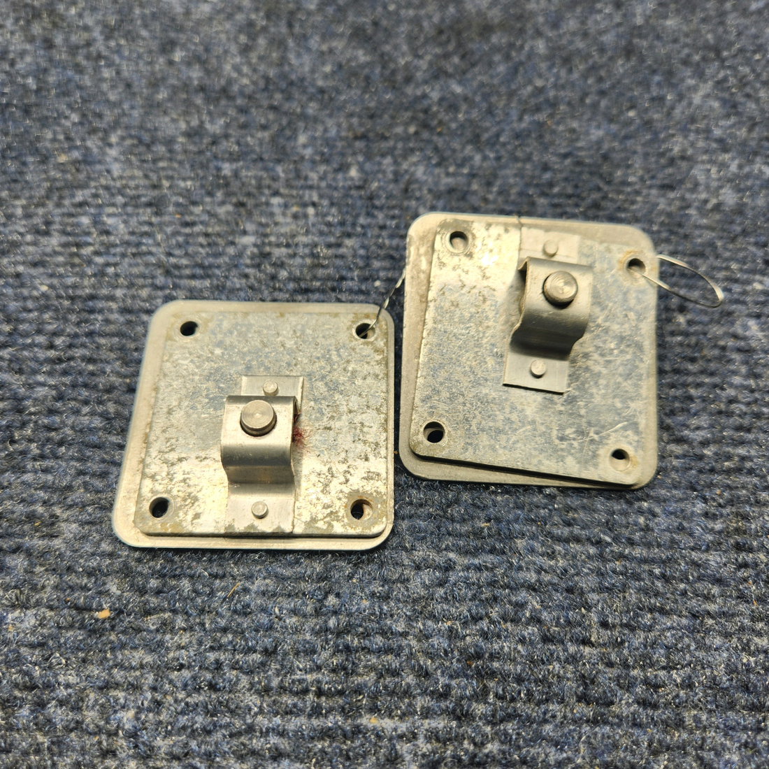 Used aircraft parts for sale, 79781-002 Piper PA32RT-300 AFT SEAT ATTACH PLATE SET WITH BACKPLATE PRICE PER EACH