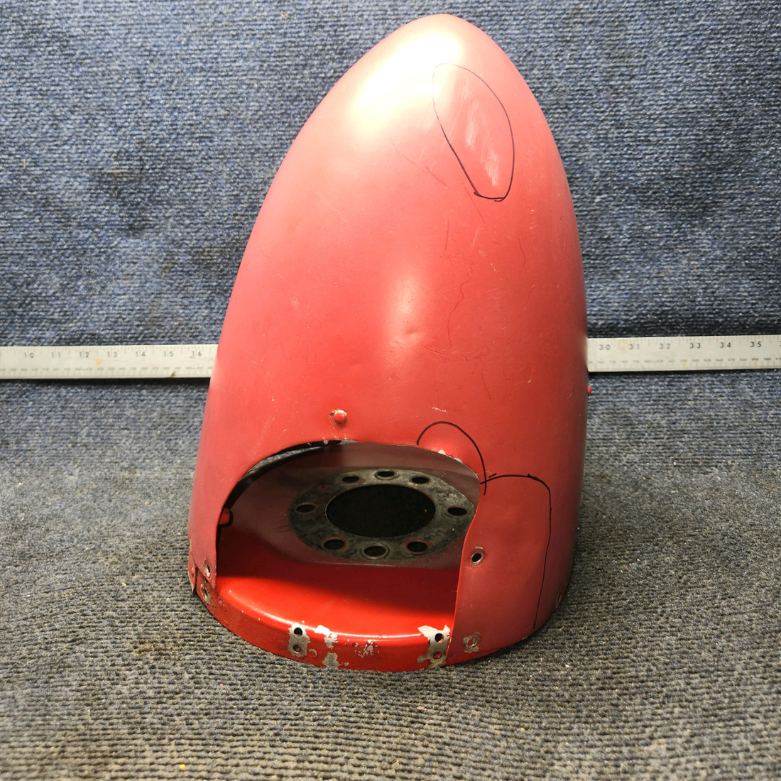 Used aircraft parts for sale, 0550162-7, 0550162-3 Cessna C175 Spinner Assy and Plate Assy