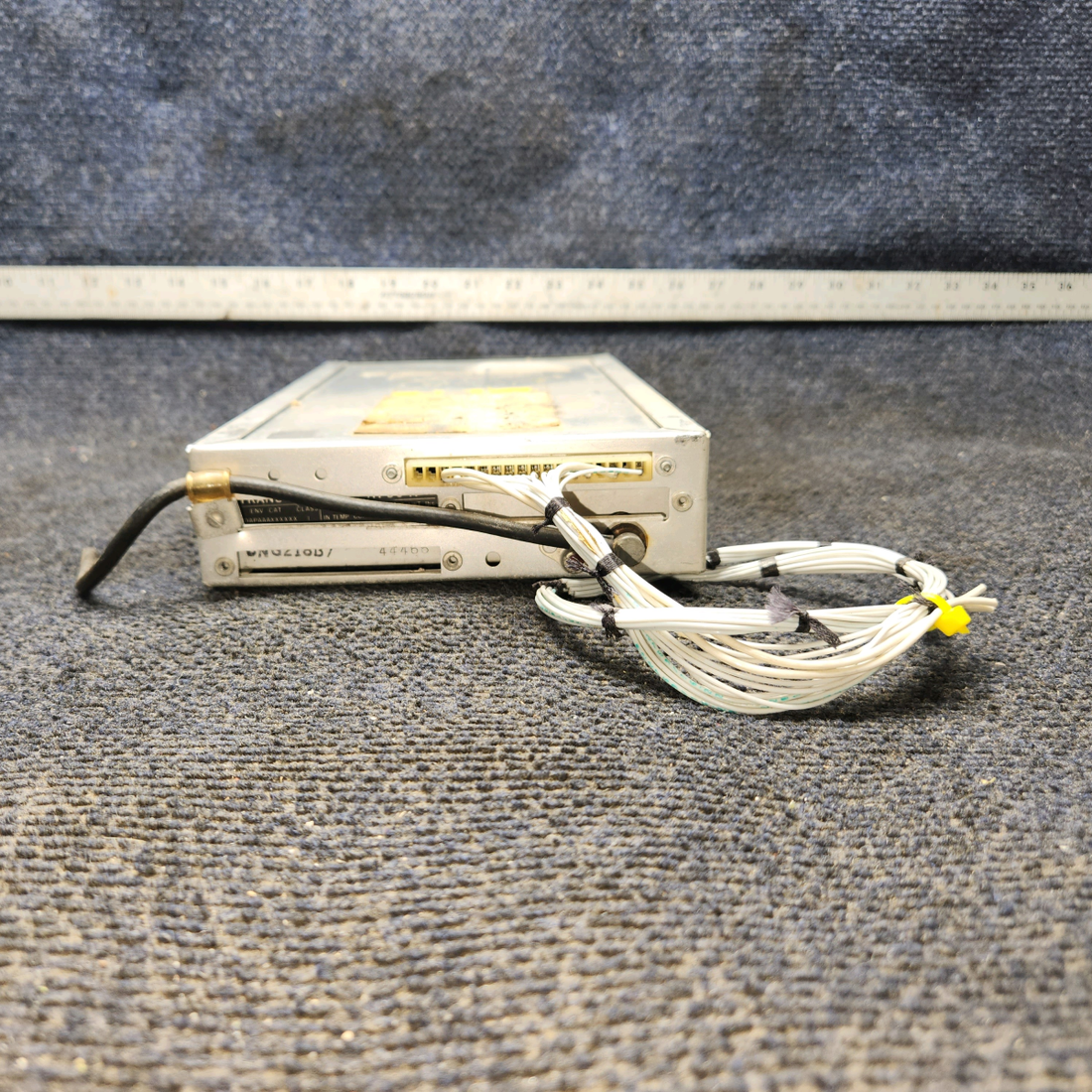 Used aircraft parts for sale, AT50A Narco Avionics AT-50A Cessna 172F Transponder with tray and connectors