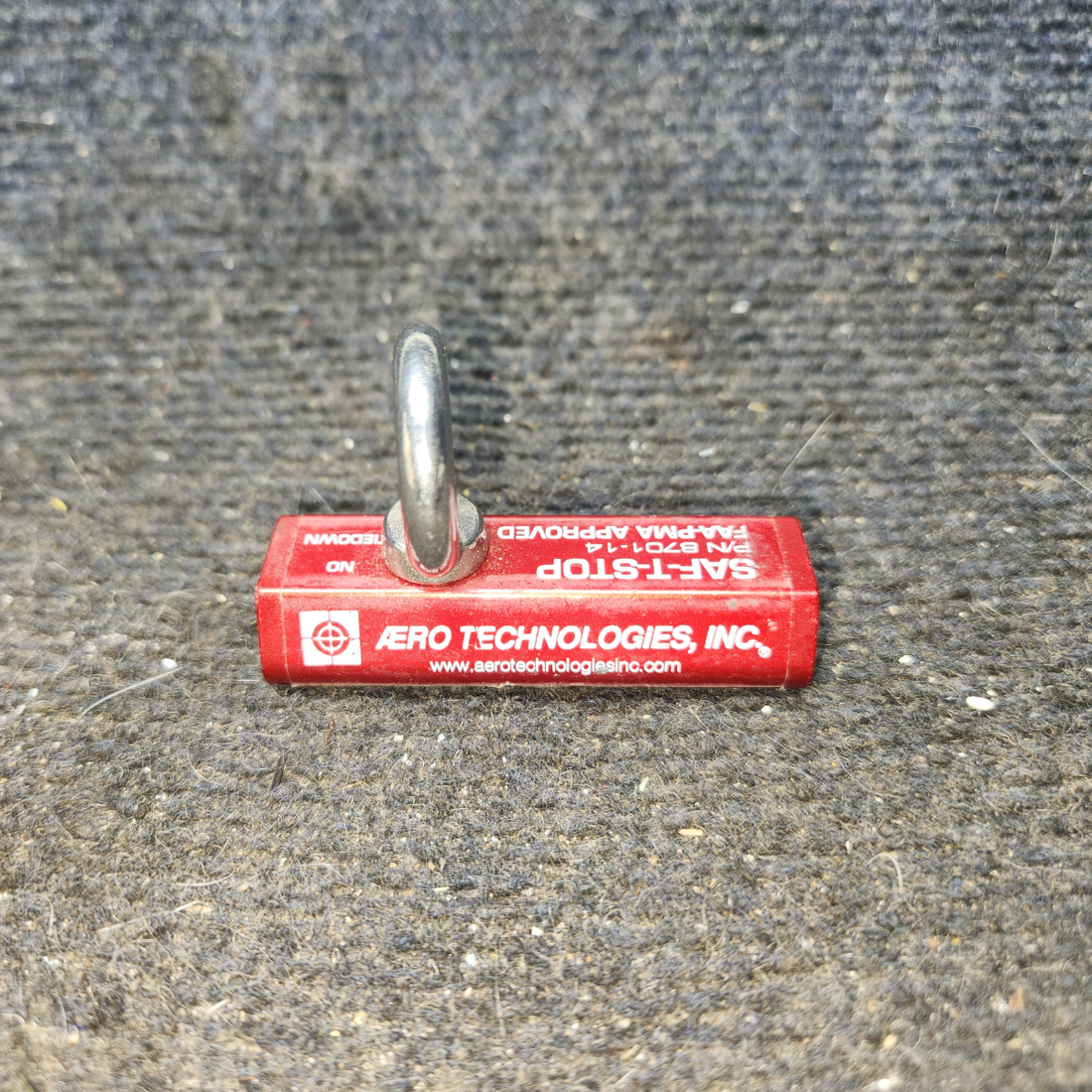 Used aircraft parts for sale, 8701-14 SAF-T-STOP cessna 172N Auxiliary Seat Stop Mechanism