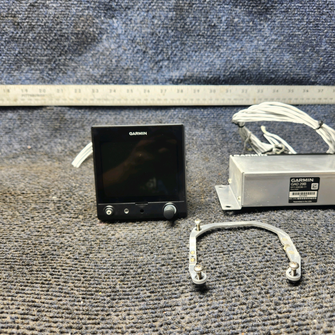 Used aircraft parts for sale, 011-03809-00 Garmin G5 Cessna 172E DG HSI With Back-up Battery GAD-29B Avionics Adapter