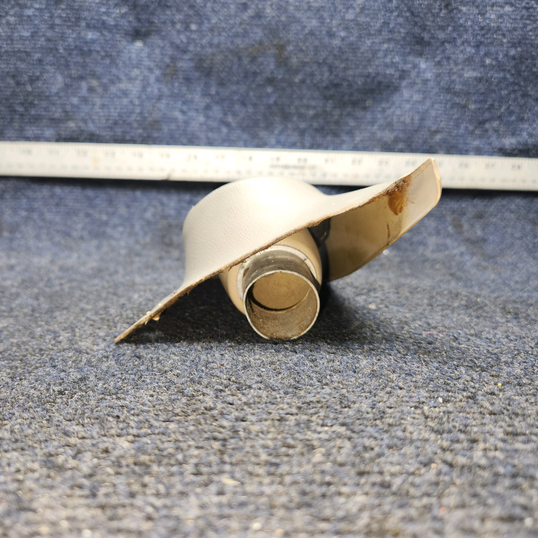 Used aircraft parts for sale, 169-534026-1 , B-2120-501 Beechcraft A23A Musketeer Custom III OUTLET LH ESCUTCHEON W/ WEMAC VENT