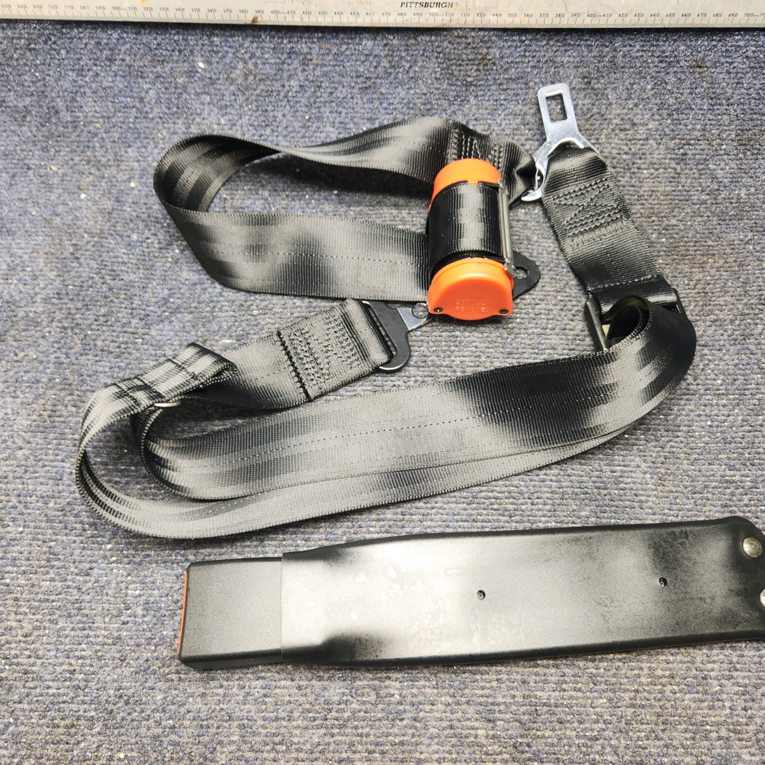 Used aircraft parts for sale, 564-886 Piper PA-34-220T IV & V, PA-32-301T II TC Belt Assembly – Lap + Shoulder (3-piece), Pilot / Crew-LH