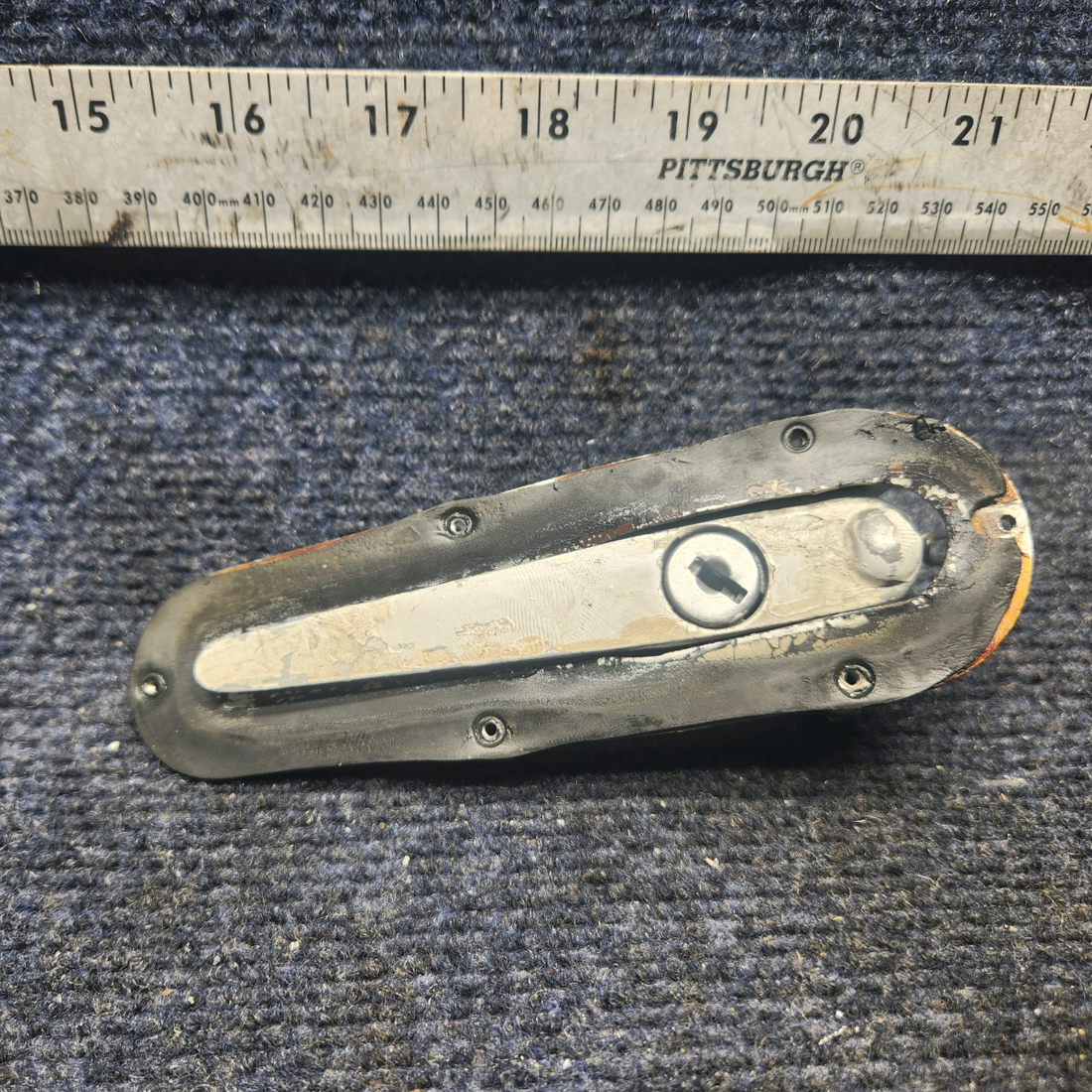 Used aircraft parts for sale, 35-400014-3 Beechcraft F33A HANDLE ASSY OUTSIDE DOOR