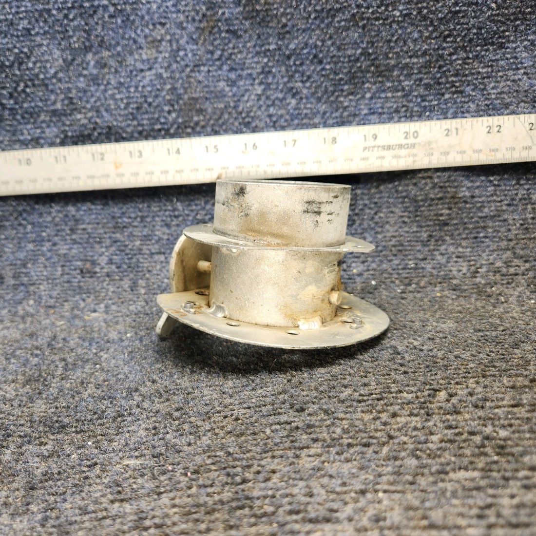 Used aircraft parts for sale, 68416-003 Piper PA28-161 Cabin Air Vent Valve Assembly - RH (Bent)