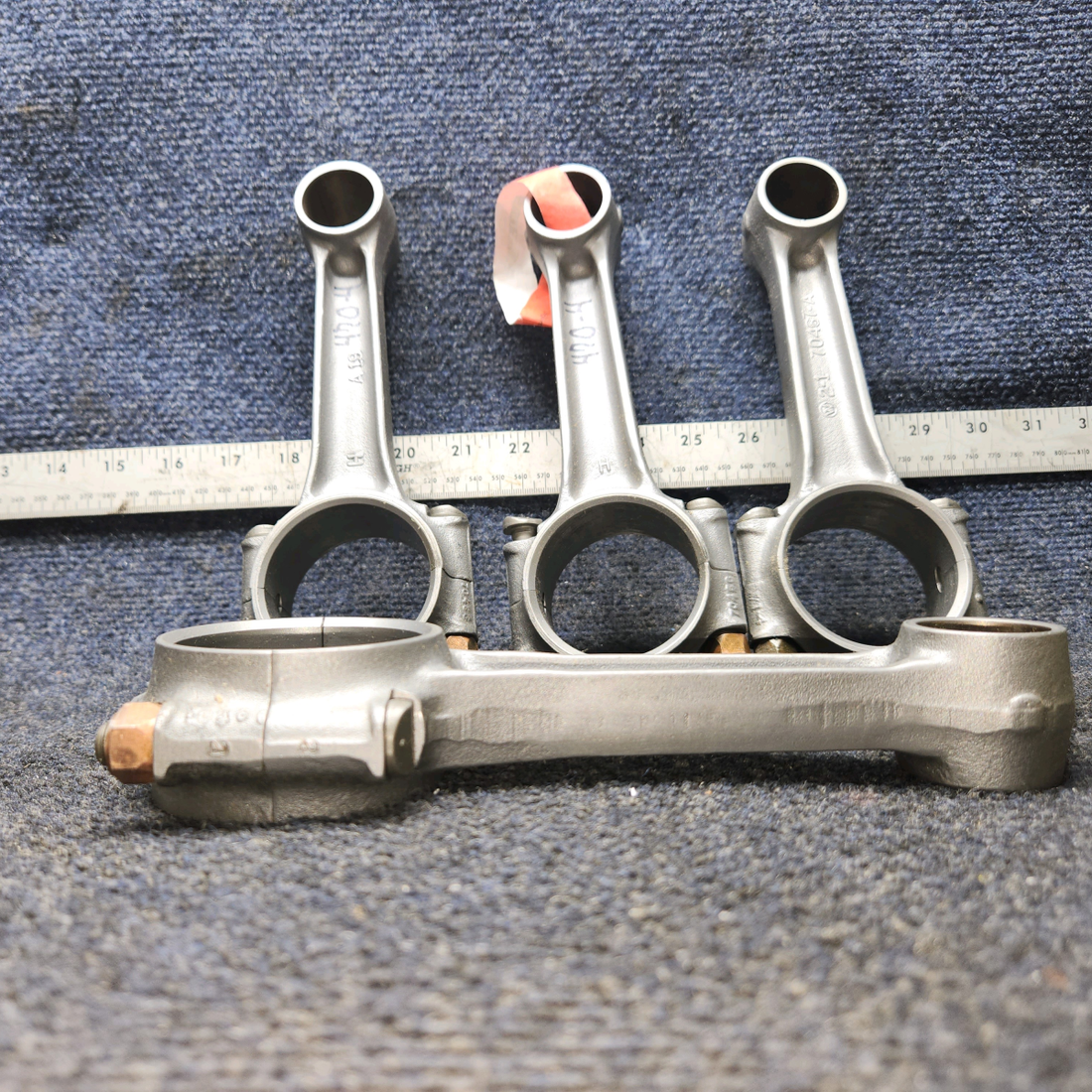 Used aircraft parts for sale, 78030 Lycoming O-320 Piper PA28-140 Connecting Rod (Red Tag)Set of 4