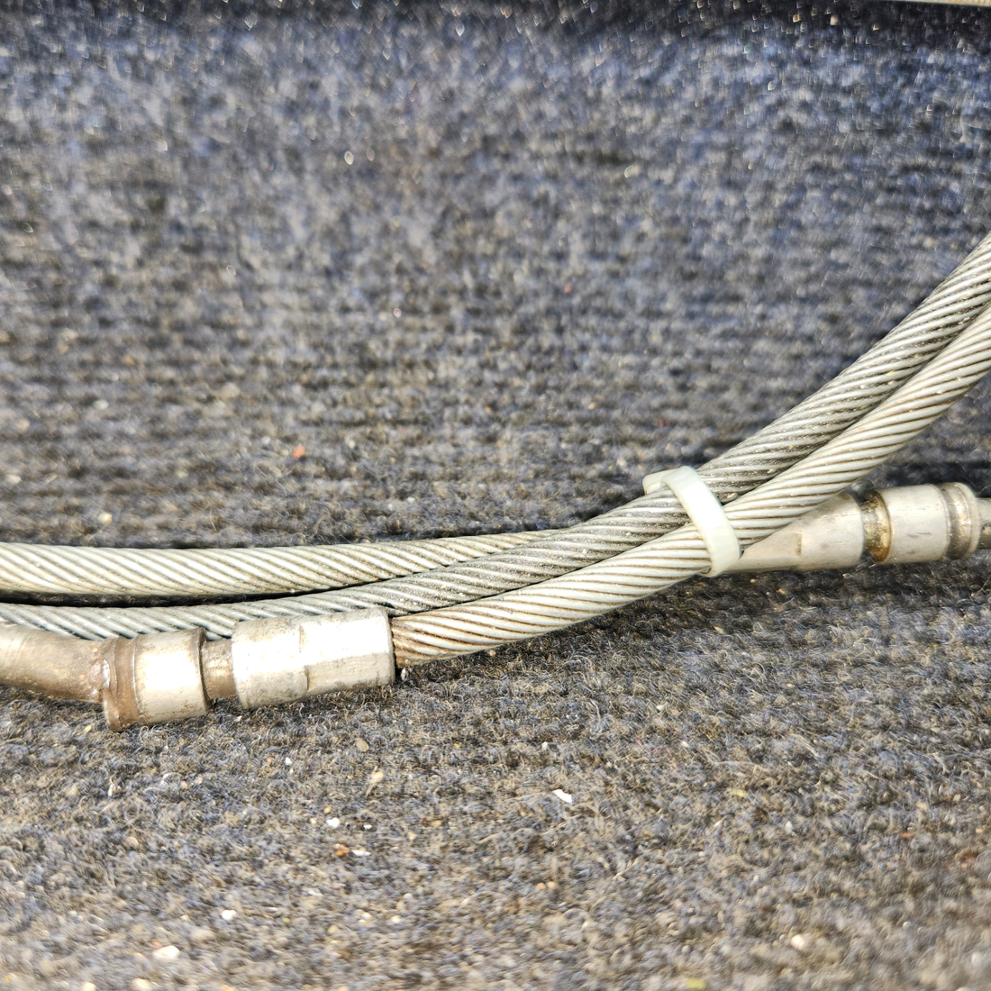 Used aircraft parts for sale, 455-357 Piper PA32RT-300 Mixture Control Cable (113-1/2")