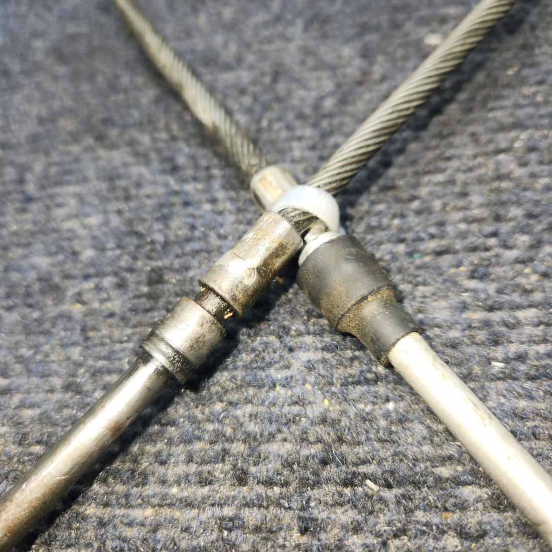 Used aircraft parts for sale, 455-350 PIPER PA28-161 Warrior III THROTTLE CONTROL CABLE (L: 43-1/2”)