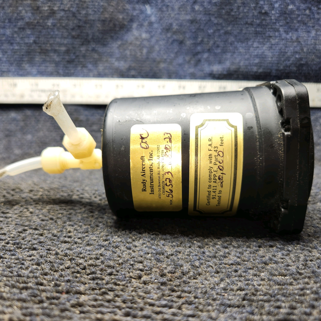 Used aircraft parts for sale, 5934PD-3 United Instruments Cessna 182G Altimeter indicator Code: A.83