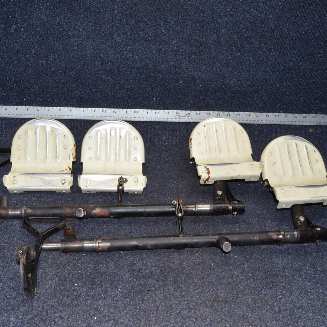 Used aircraft parts for sale, 310453 Cessna C175 EARLIER MODEL CESSNA RUDDER PEDAL ASSY