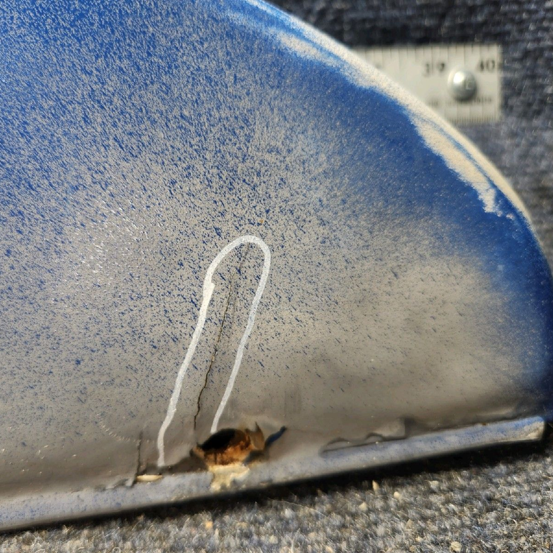 Used aircraft parts for sale, 63584-010 piper PA-28-181 Stabilator Tip - Cracked