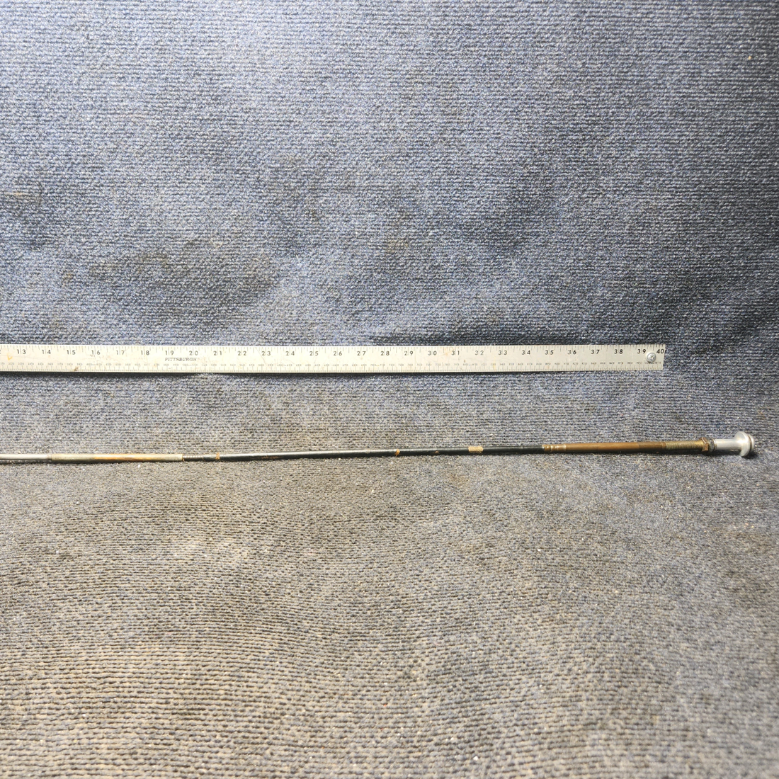 Used aircraft parts for sale, 35-944017 Beechcraft F35 Cowl Flap Control Cable Assembly, 32"