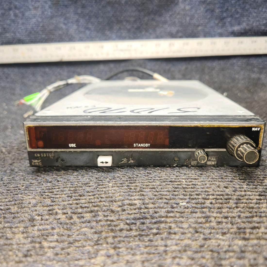 Used aircraft parts for sale, 066-1067-01 Bendix King KN 53 Cessna 172E Navigation Receiver