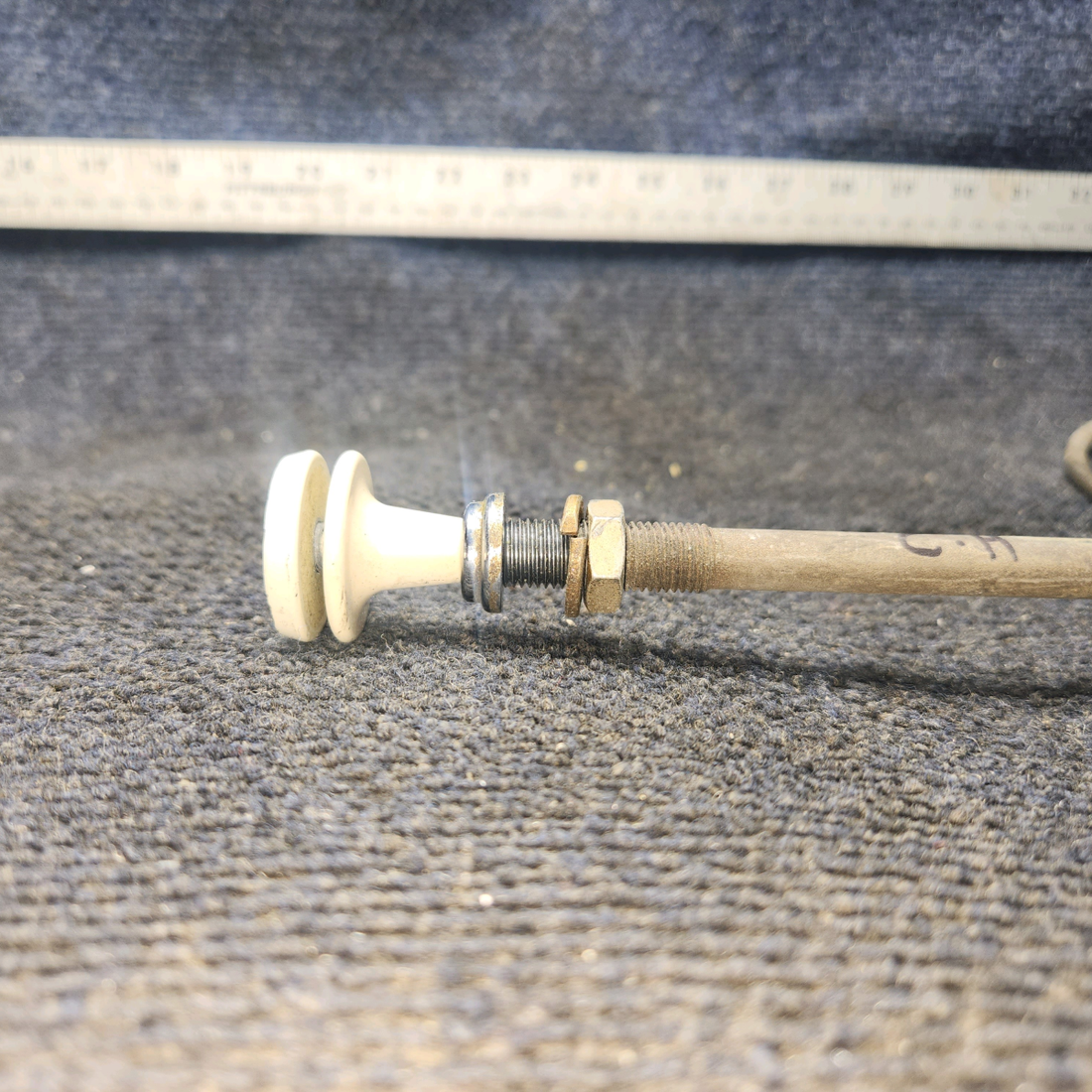 Used aircraft parts for sale, S1241-3 Cessna 182G Cabin Heat Control Cable (Length: 53.8")