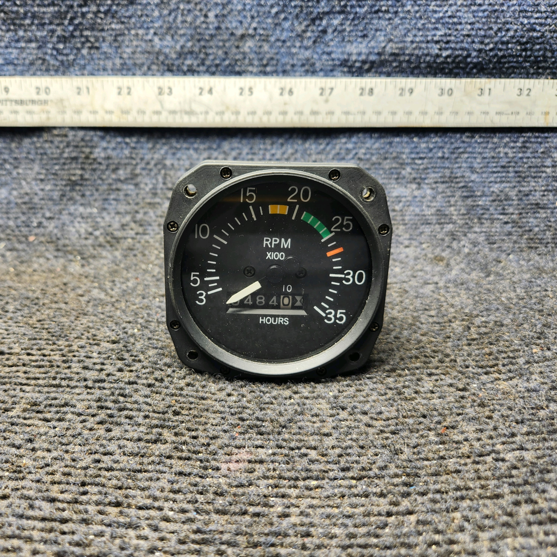 Used aircraft parts for sale, SL1010-55006-13-N00 SL1010 Cessna 172E RPM Recording Tachometer Gauge