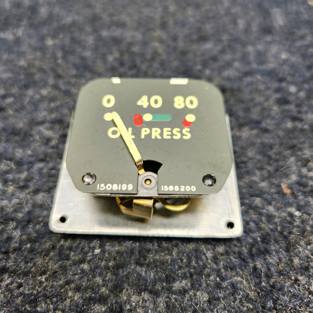 Used aircraft parts for sale, 1508199 BEECHCRAFT F35 OIL PRESS INDICATOR