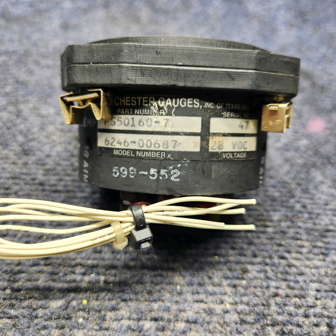 Used aircraft parts for sale, PS50160-7 Rochester PIPER PA28-161 Warrior III OIL PRESSURE TEMP FUEL PRESS 28 VOLTS