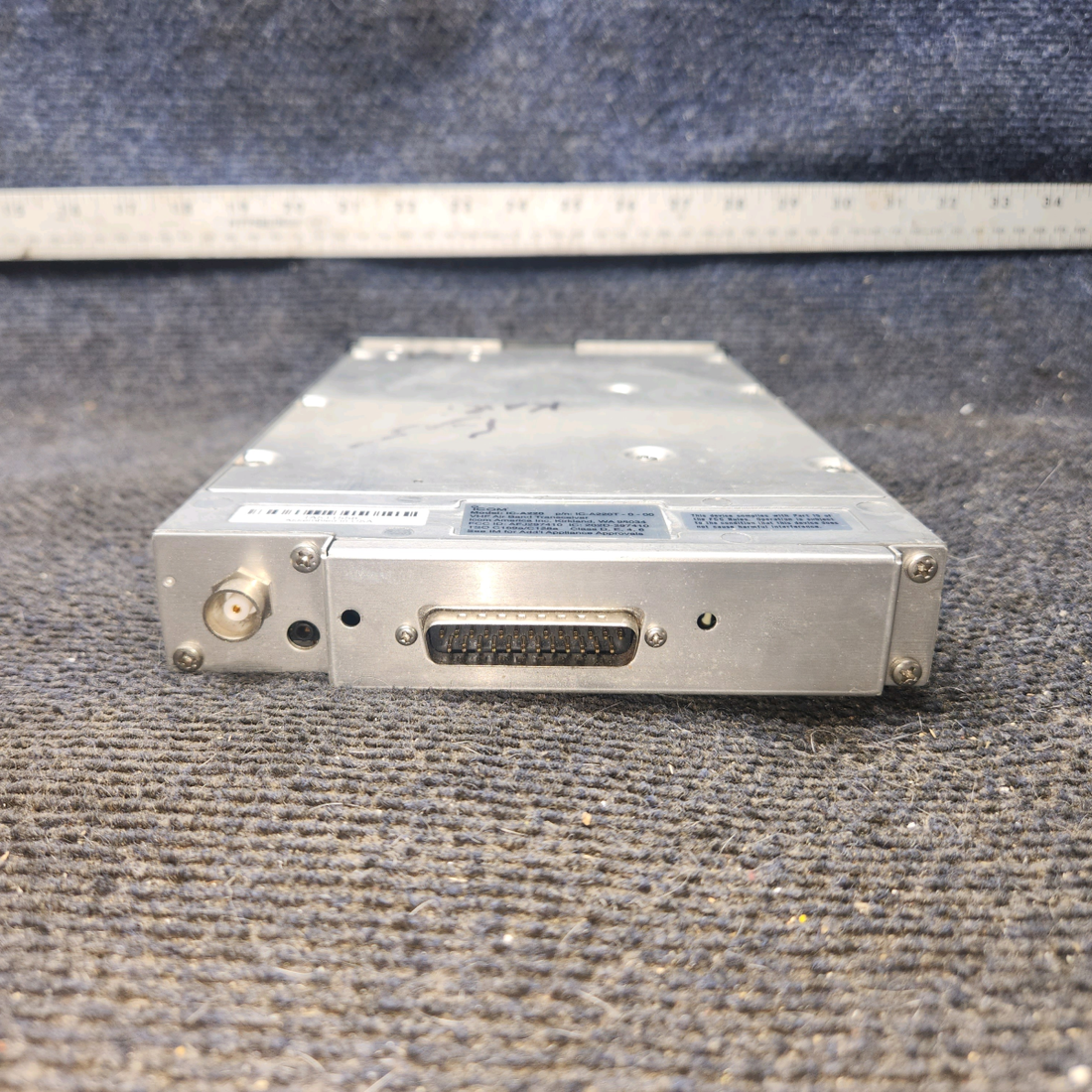 Used aircraft parts for sale, IC-A220T-0-00 Icom IC-A220 piper PA-28-181 VHF Airband Transceiver Aircraft Panel Mount