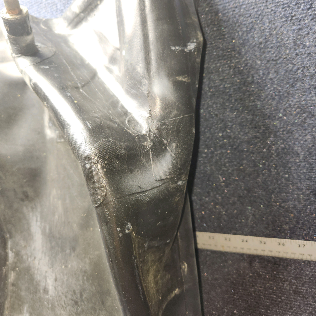 Used aircraft parts for sale, 454-326 PIPER PA-24-250 Fuel Cell, LH Aux Tank, 15 Gallons. MFG 11/1999