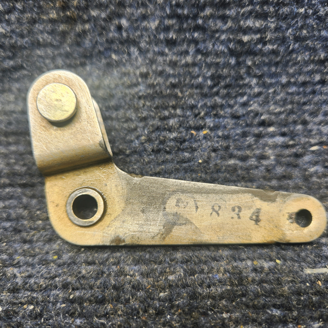 Used aircraft parts for sale, 58-420061-1 Beechcraft F33A CABIN DOOR BELLCRANK ASSY