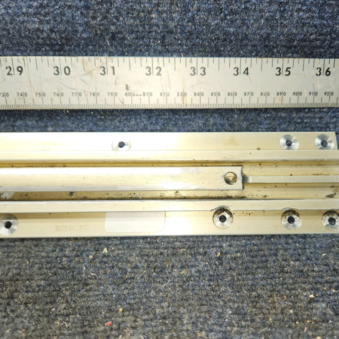 Used aircraft parts for sale, 0511240-5 McFarlane Aviation Cessna 172E Seat Rail – Inboard LH