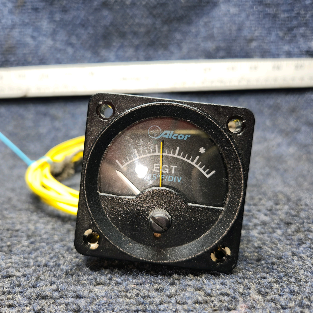 Used aircraft parts for sale, 46150 Beechcraft A24R Alcor EGT Indicator W/ Probe