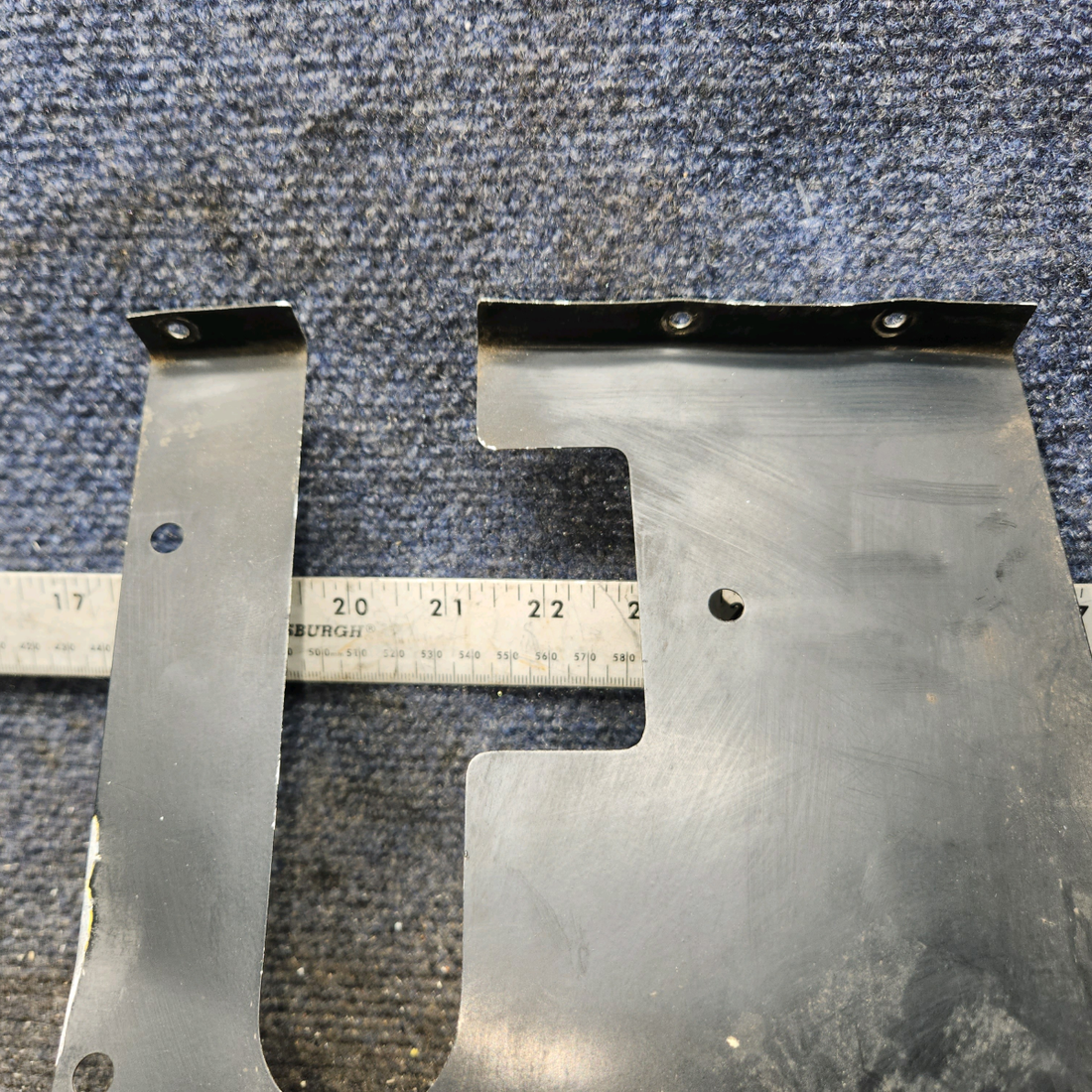 Used aircraft parts for sale, 0411971-1 cessna 150G Rudder Bar Shield – RH