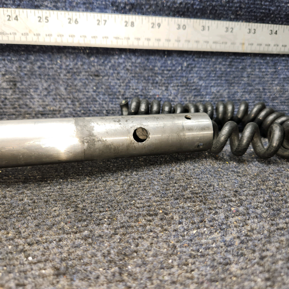 Used aircraft parts for sale, 85292-007 Piper PA28-161 Control Wheel Assy w Mic Switch (L: 14”, Dia: 1.125”)