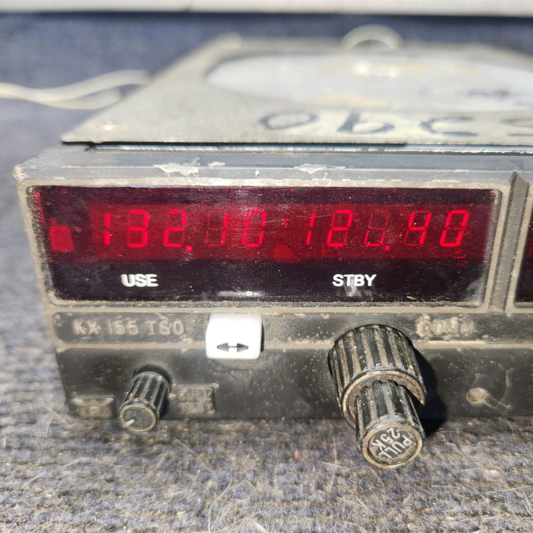 Used aircraft parts for sale, 069-1024-01 King Radio KX 155 piper PA-28-181 NAV/COMM Glideslope 14V w/ Tray & Wiring