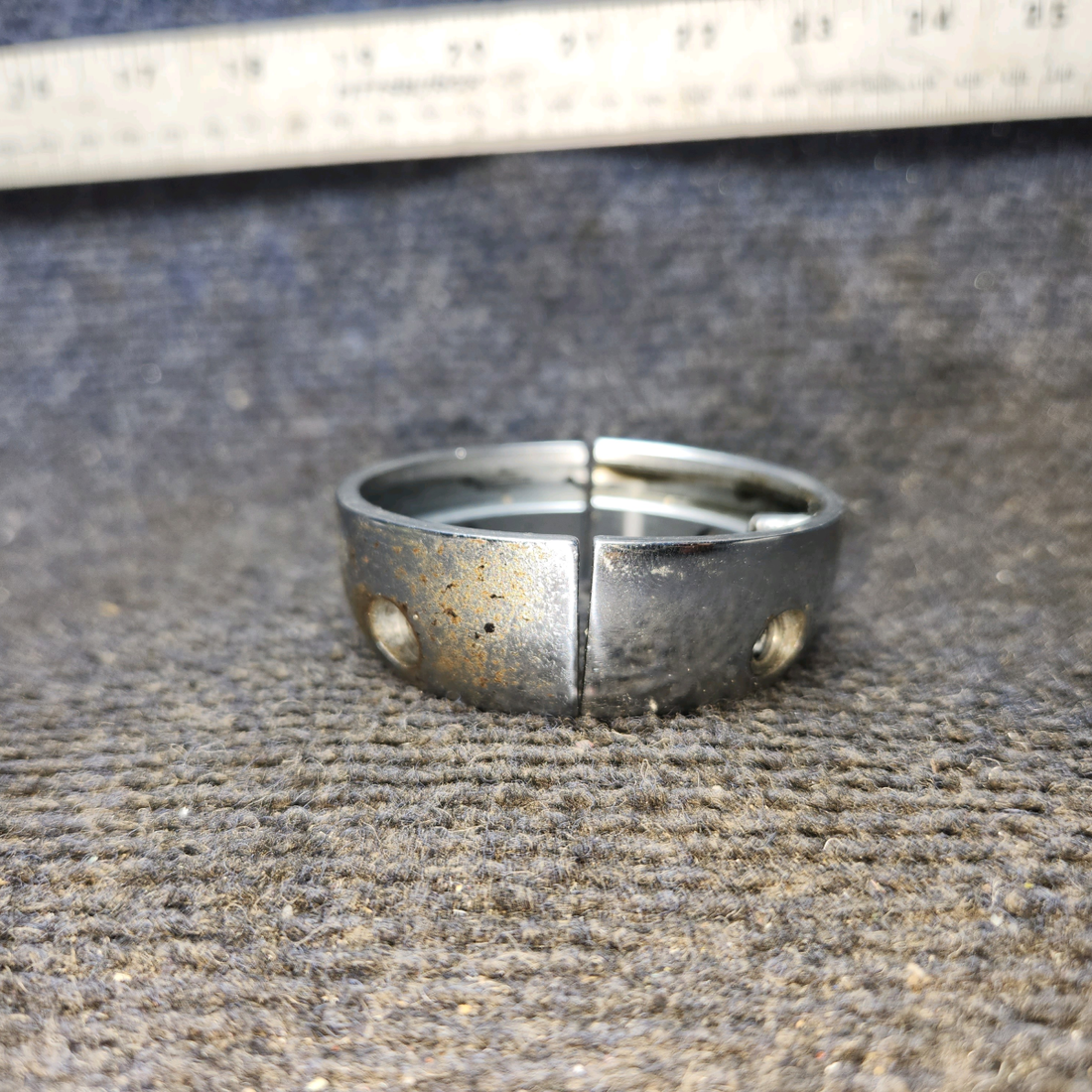 Used aircraft parts for sale, 35-524238-4 Beechcraft 35-33 Retainer Control Arm Yoke