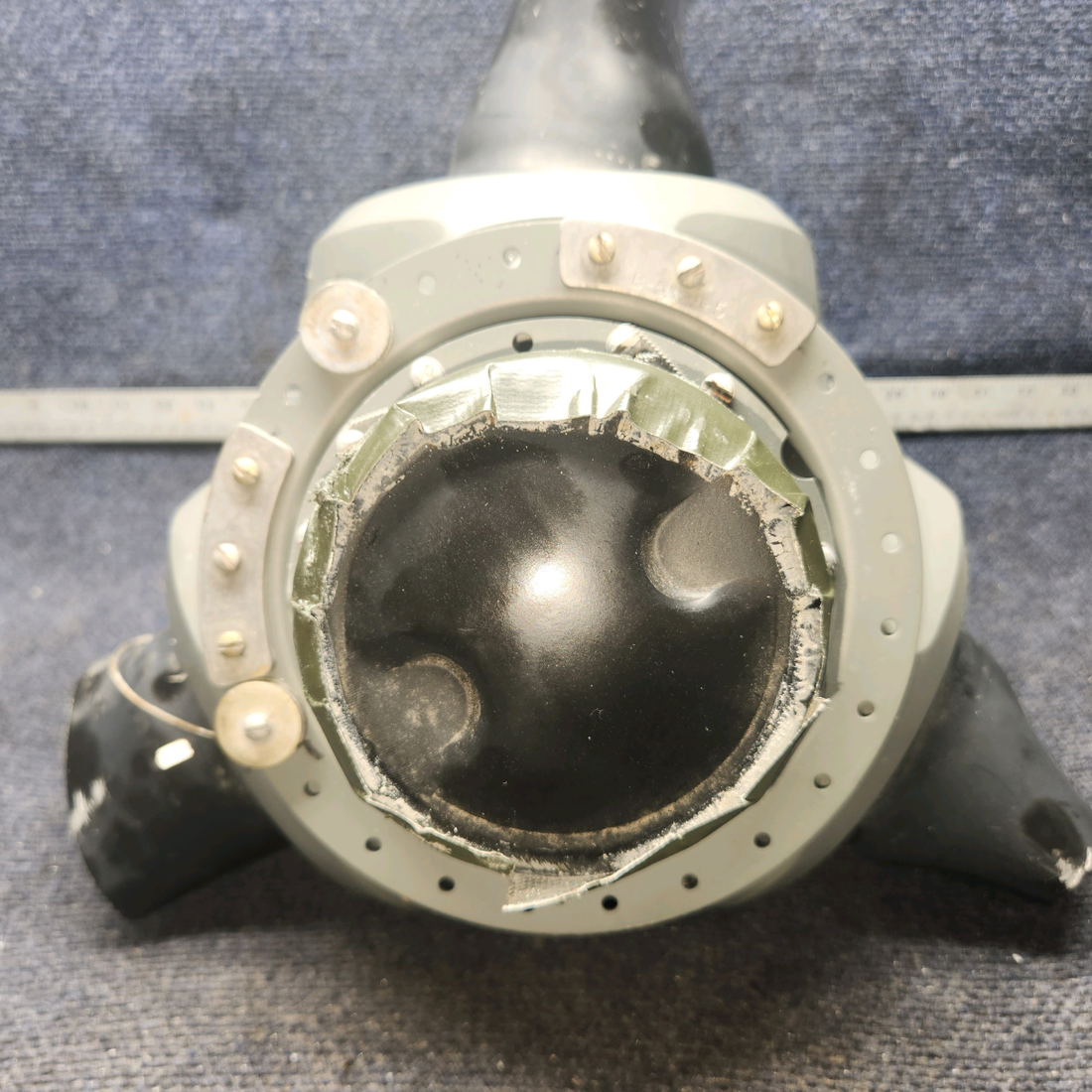 Used aircraft parts for sale, B3D36C429 McCauley B3D36-C429 Beechcraft A24R Three Blade Propeller-Blades Are Damaged "Hub Only"