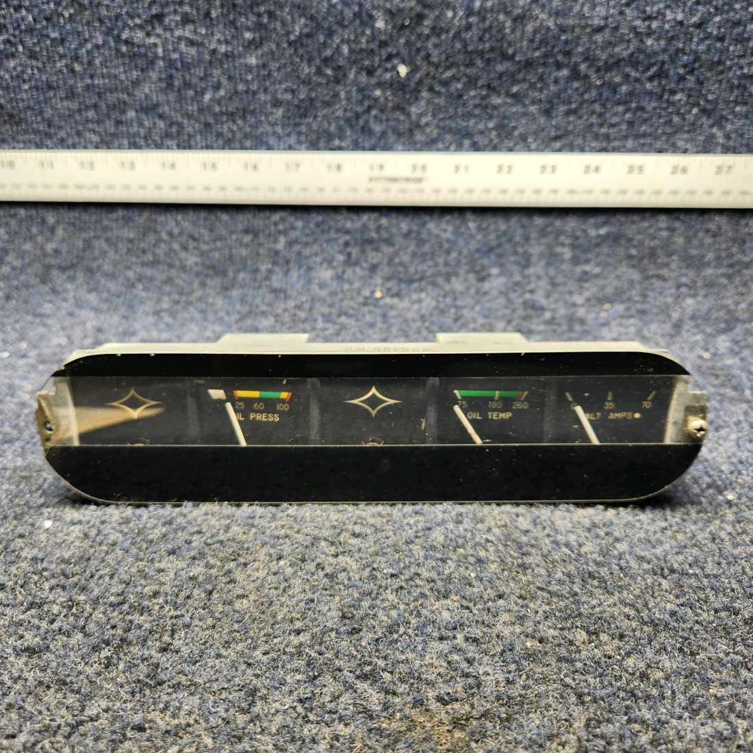 Used aircraft parts for sale, 95241-020 PIPIR PA32RT-300 INSTRUMENT CLUSTER (VOLTS: 14)